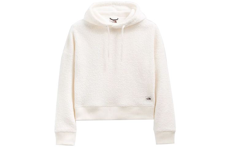 (Women) TNF White Loose Fit Warm Hoodie Long Sleeve Pullover NF0A5AAC-N3N