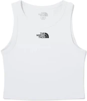 (Women) The North Face White Sleeveless Tank Top with Logo Design. NT7VQ30J (Women) The North Face White Sleeveless Tank Top with Logo Design. NT7VQ30J