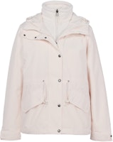 (Women) The North Face White Urban Exploration Waterproof Windbreaker Hoodie NF0A7QSM-P4K (Women) The North Face White Urban Exploration Waterproof Windbreaker Hoodie NF0A7QSM-P4K