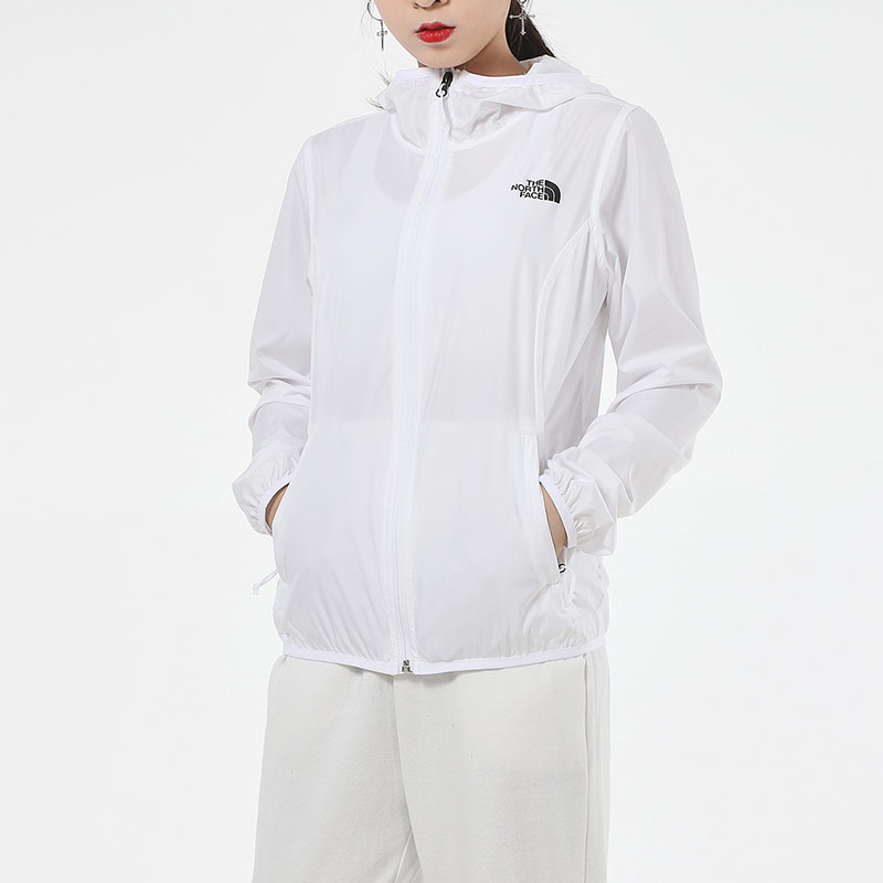 (Women) TNF White Waterproof Outdoor Hooded Jacket - Fall Edition NF0A4NEJ-LA9 圖 4