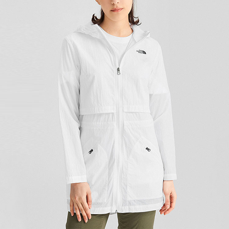 (Women) TNF White Windproof Water-Resistant Hooded Outdoor Jacket NF0A4NEI-FN4 圖 5