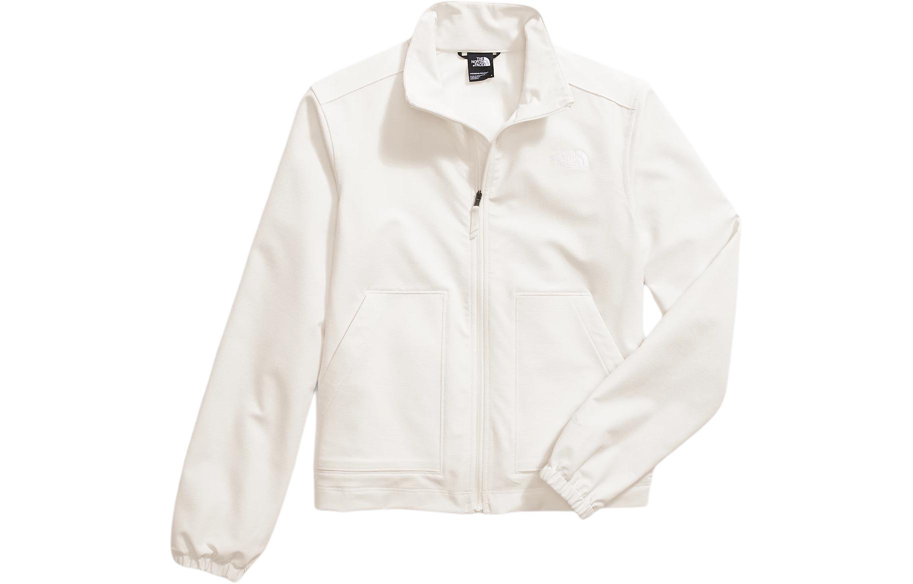 (Women) TNF Willow Stretch Windproof White Zip Jacket NF0A86P3-QLI