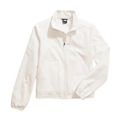 (Women) TNF Willow Stretch Windproof White Zip Jacket NF0A86P3-QLI