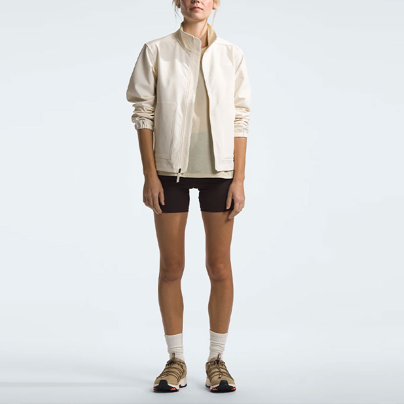 (Women) TNF Willow Stretch Windproof White Zip Jacket NF0A86P3-QLI 圖 3