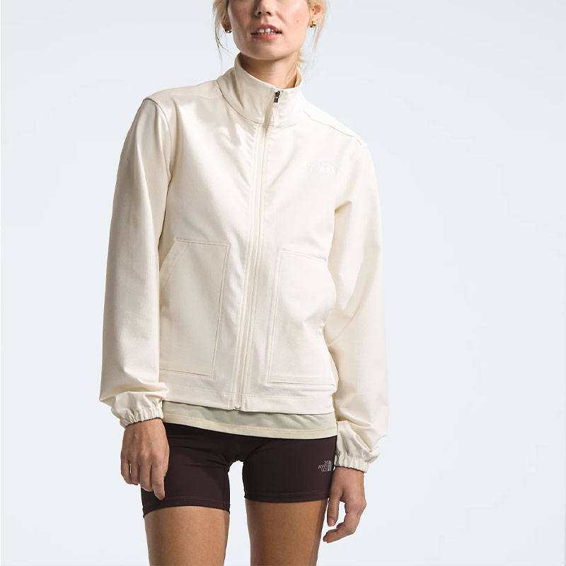 (Women) TNF Willow Stretch Windproof White Zip Jacket NF0A86P3-QLI 圖 4
