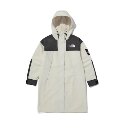 (Women) TNF Windbreaker Jacket Beige Colorblock Logo Design NJ3BN80K