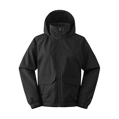 (Women) TNF Windproof Zip Hoodie Jacket Black NF0A87W9-JK3
