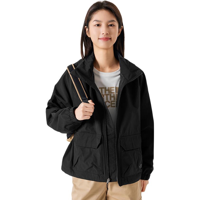 (Women) TNF Windproof Zip Hoodie Jacket Black NF0A87W9-JK3 圖 3
