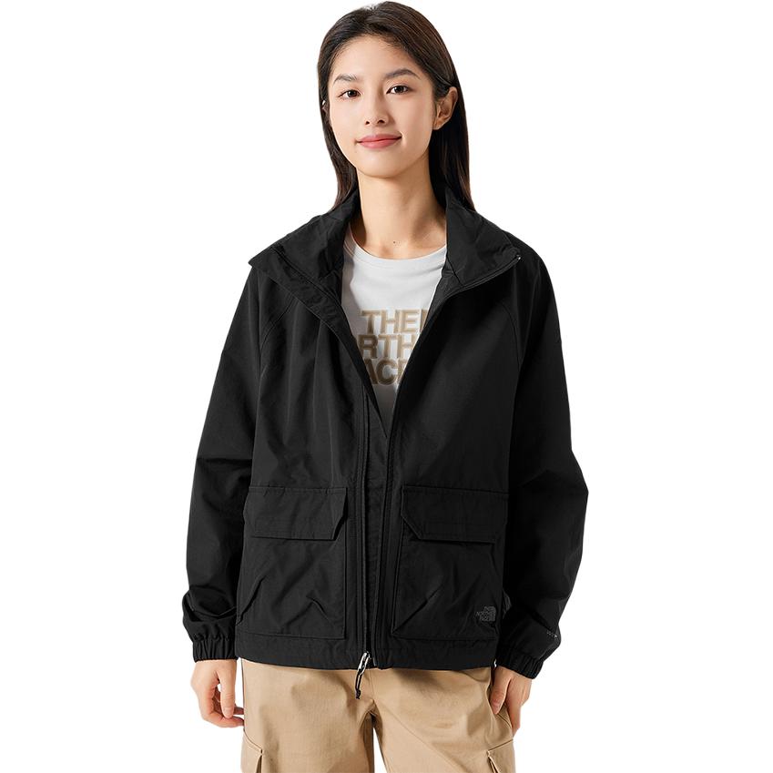 (Women) TNF Windproof Zip Hoodie Jacket Black NF0A87W9-JK3 圖 6