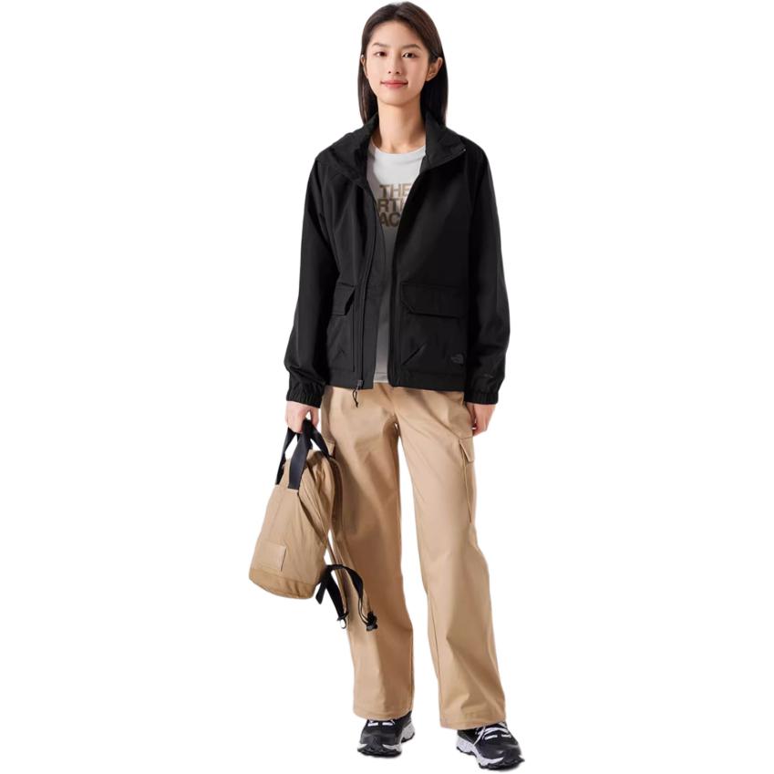 (Women) TNF Windproof Zip Hoodie Jacket Black NF0A87W9-JK3 圖 7