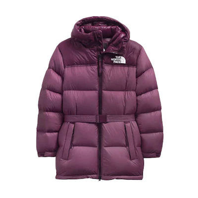 (Women) TNF Winter Purple Logo Down Hooded Jacket NF0A5GIL-18S