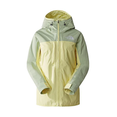 (Women) TNF Women’s Waterproof Windproof Jacket Yellow Green. NF0A82VZ KIJ