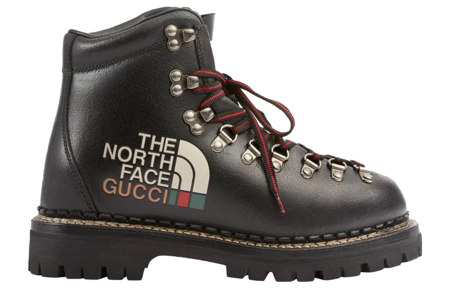 Order (W) ザ・ノース・フェイス x グッチ アンクルブーツ (ブラック) 655398-17U10-1000