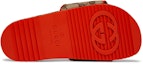 Shop (W) The North Face x Gucci Selipar 'Beige Orange Monogram' 679947-2HKM0-9770
