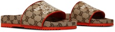 Cheap (W) The North Face x Gucci Selipar 'Beige Orange Monogram' 679947-2HKM0-9770