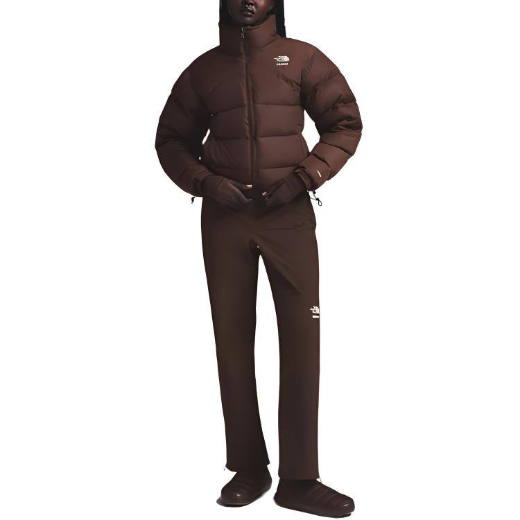 Shop (W) The North Face x Skims FW24 Chaqueta de Esquí Nuptse Marrón. NFOA82Z5-I3U