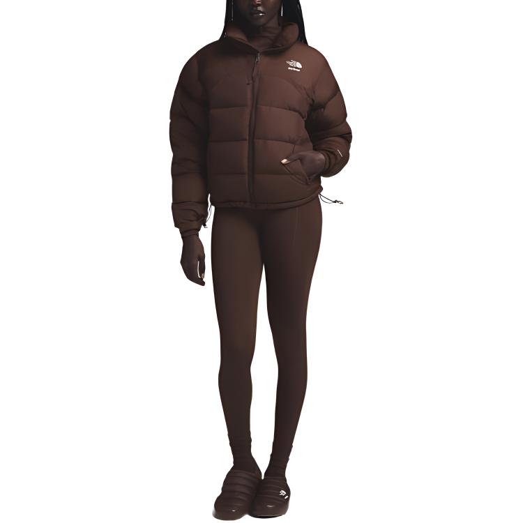 Sizing (W) The North Face x Skims FW24 Chaqueta de Esquí Nuptse Marrón. NFOA82Z5-I3U