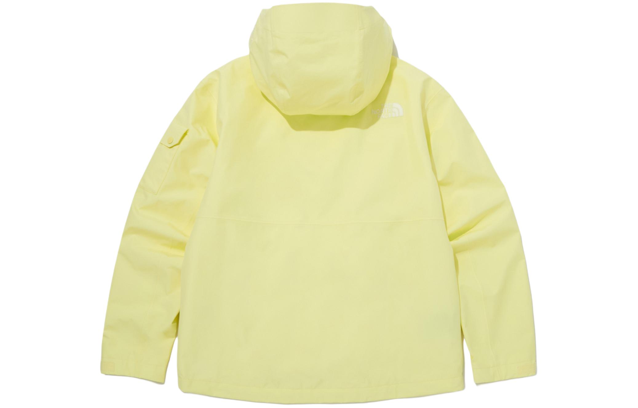 (Women) TNF Yellow Embroidered Hoodie Jacket Casual Outerwear NJ2GQ32C 圖 3