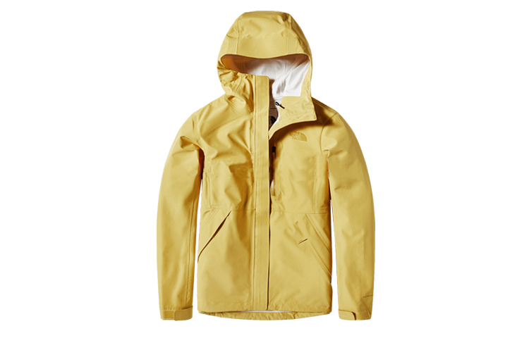 (Women) TNF Yellow Waterproof Breathable Outdoor Jacket 496Z-ZBJ
