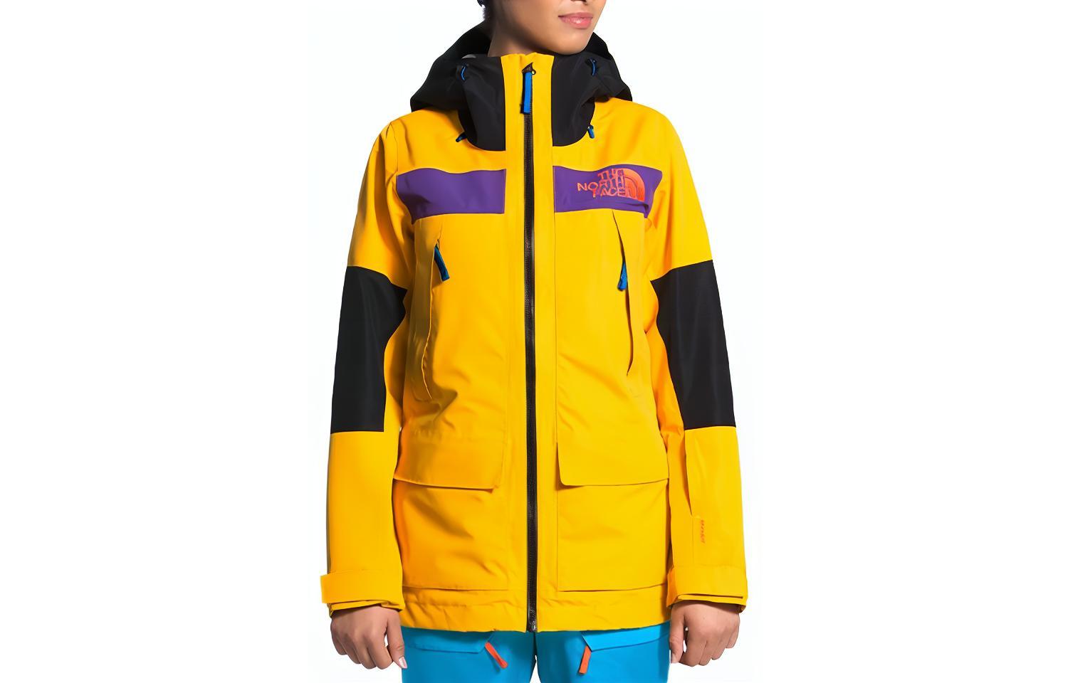 (Women) TNF Yellow Waterproof Breathable Hooded Jacket NF0A4R1F-U80