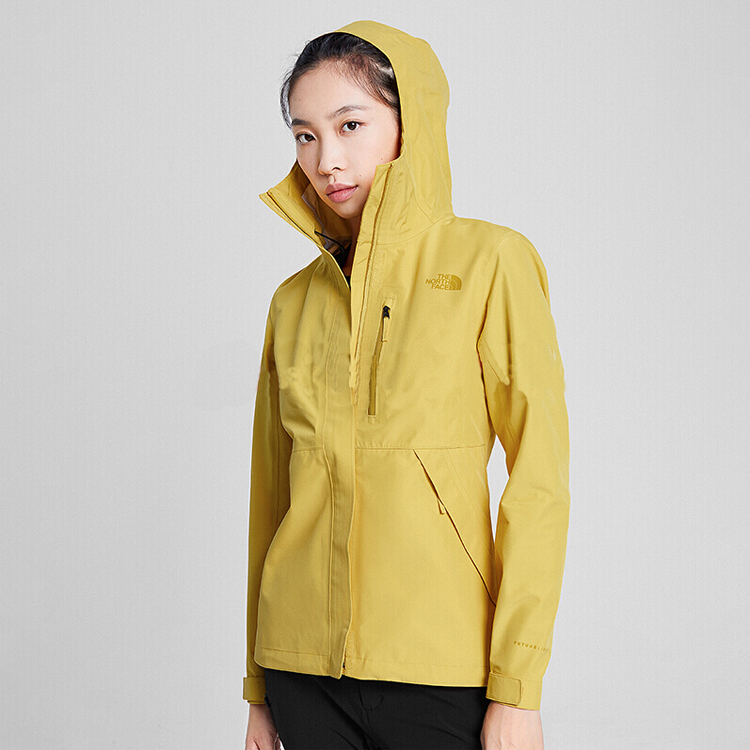 (Women) TNF Yellow Waterproof Breathable Outdoor Jacket 496Z-ZBJ 圖 3