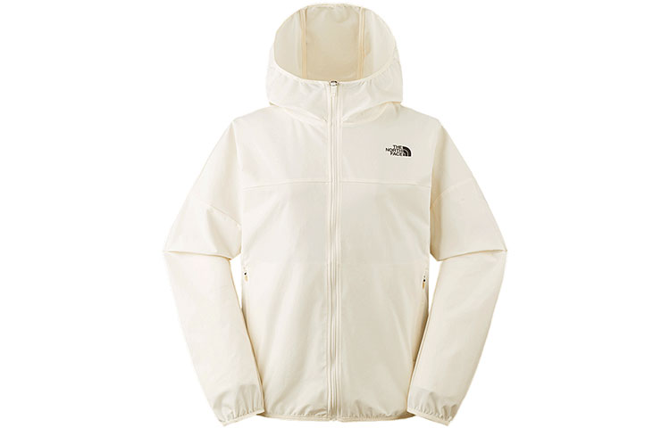 (Women) TNF Zephyr Water-Resistant Hoodie Jacket Off-White NF0A7WCP-QLI