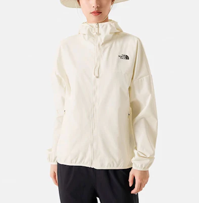 (Women) The North Face Zephyr Water-Resistant Hoodie Jacket Off-White NF0A7WCP-QLI Shop (Women) The North Face Zephyr Water-Resistant Hoodie Jacket Off-White NF0A7WCP-QLI