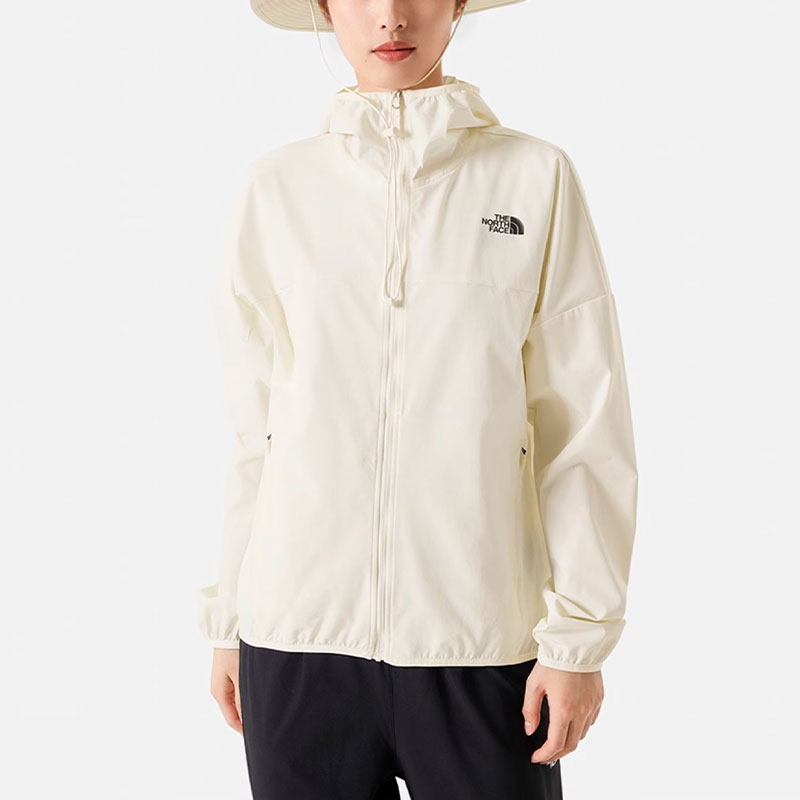 (Women) TNF Zephyr Water-Resistant Hoodie Jacket Off-White NF0A7WCP-QLI 圖 9