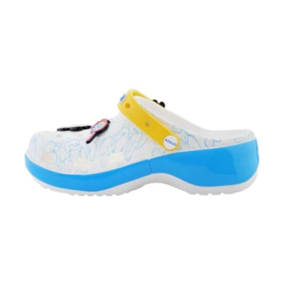 (W) The Smurfs Crocs Classic Platform Clog 'Smurfette'
