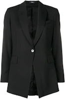 (Women) THEORY Single-Button Blazer Solid Black H0101113 (Women) THEORY Single-Button Blazer Solid Black H0101113
