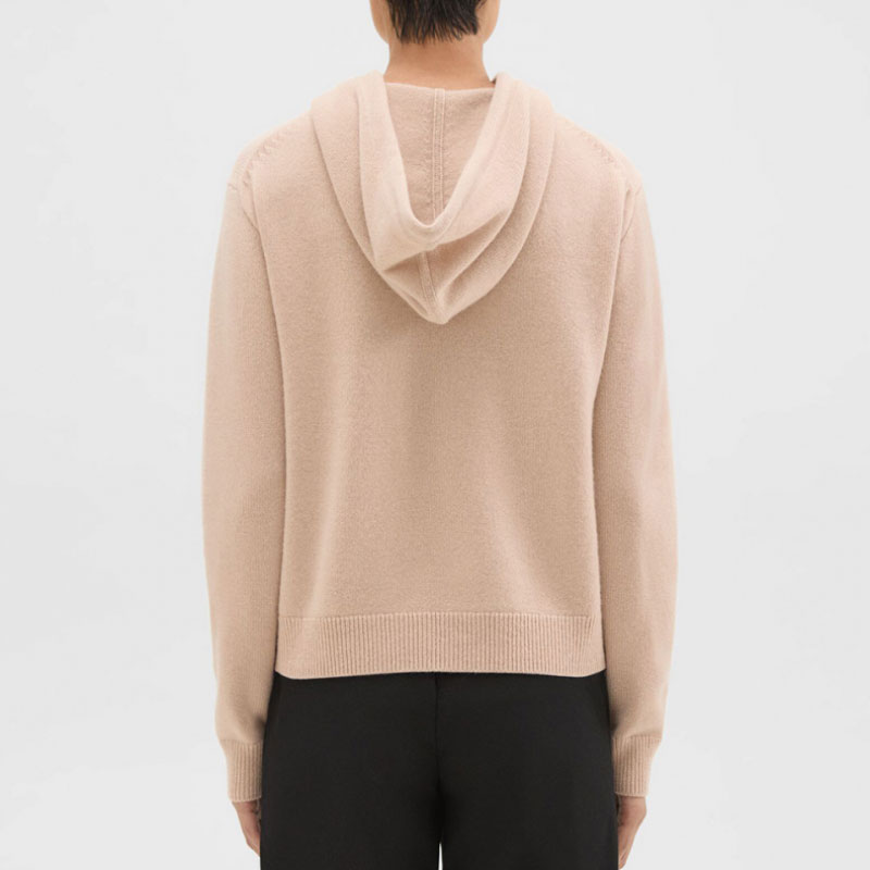 Purchase (W) THEORY 桃粉色抽繩連帽針織套頭衫。 N0611711-VH8