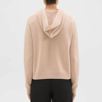 (W) THEORY 桃粉色抽繩連帽針織套頭衫。 N0611711-VH8 Purchase (W) THEORY 桃粉色抽繩連帽針織套頭衫。 N0611711-VH8