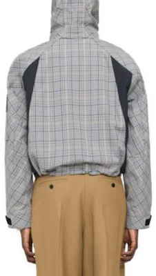 (W) Jaket Berhud Corak Kotak Hitam Kelabu Kolaborasi Pereka THEORY. N034107O-B1M Shop (W) Jaket Berhud Corak Kotak Hitam Kelabu Kolaborasi Pereka THEORY. N034107O-B1M