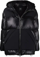 (Women) THEORY FW22 Black Hooded Down Jacket Regular Fit Thick Long Sleeve L0807414 (Women) THEORY FW22 Black Hooded Down Jacket Regular Fit Thick Long Sleeve L0807414