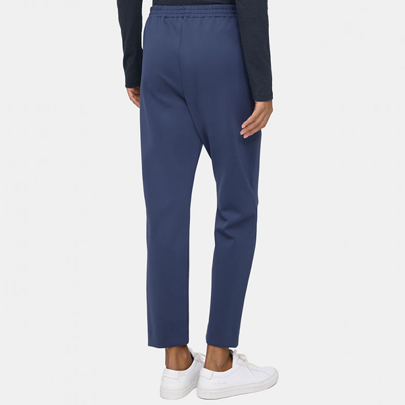 Shop (W) THEORY SS23 深藍色直筒彈性腰休閒長褲 L107202R-G1A