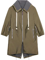 (Women) Theory x Lucas Ossendrijver SS23 Oversized Drawstring Hooded Coat. N037410O-1 (Women) Theory x Lucas Ossendrijver SS23 Oversized Drawstring Hooded Coat. N037410O-1