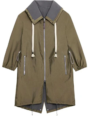 (W) Theory x Lucas Ossendrijver SS23 Kot Labuh Bertali Hujung Bergaya. N037410O-1 Order (W) Theory x Lucas Ossendrijver SS23 Kot Labuh Bertali Hujung Bergaya. N037410O-1