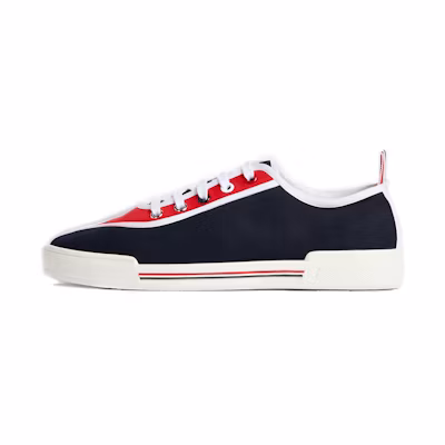 (W) Thom Browne 4-Bar Low Top Sneaker 'Blue White Stripe'