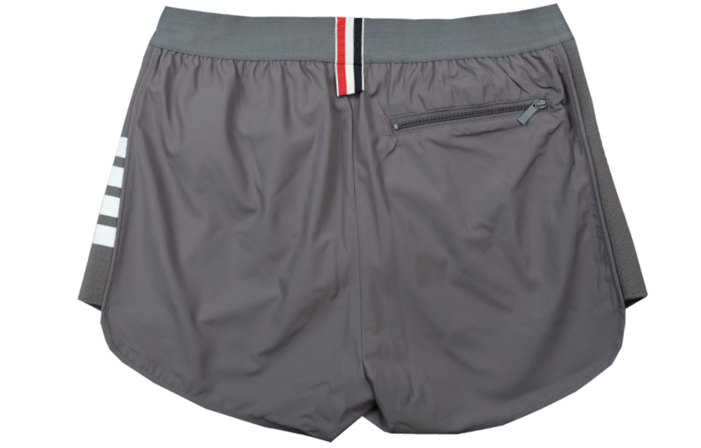 Lookbook (W) Thom Browne Pantalones Cortos 4-Bar Gris Oscuro FJQ043A-06230-036