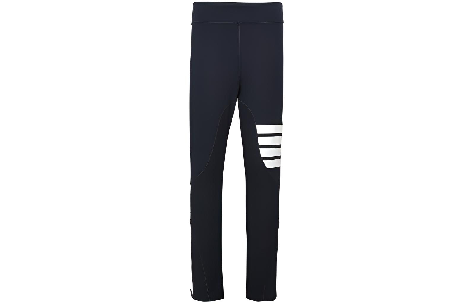 (Women) Thom Browne 4-Bar Stretch Slim Knit Sweatpants Navy Blue. FJA002A-06753-461