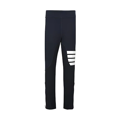 (Women) Thom Browne 4-Bar Stretch Slim Knit Sweatpants Navy Blue. FJA002A-06753-461