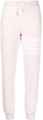 (W) 톰 브라운 4-바 핑크 니트 조거 스웨트팬츠 드로스트링. FJQ069A-08138-680 Order (W) 톰 브라운 4-바 핑크 니트 조거 스웨트팬츠 드로스트링. FJQ069A-08138-680