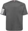Lookbook (W) Thom Browne 4-Bar T-Shirt Lengan Pendek Kelabu Edisi Musim Panas. MJA008Y-06770-035