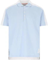 Order (W) Thom Browne 不對稱雙色短袖POLO衫 淺藍色 MJP199A-00050-452