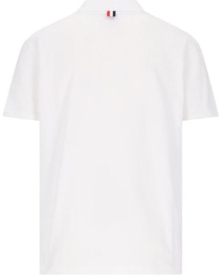 (W) Thom Browne Kaos Polo Pendek Asimetris Dua Warna Biru Muda. MJP199A-00050-452 Lookbook (W) Thom Browne Kaos Polo Pendek Asimetris Dua Warna Biru Muda. MJP199A-00050-452