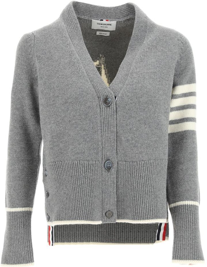 women-thom-browne-classic-4-bar-grey-v-neck-cardigan-sweater-fall-winter-fkc-520-a-y1029-055