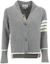 Order (W) THOM BROWNE Cárdigan Gris Clásico 4-Bar Cuello V Otoño Invierno. FKC520A-Y1029-055