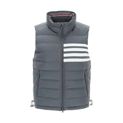 (Women) Thom Browne Classic 4-Bar Padded Vest Gray FVD015X-07259-035
