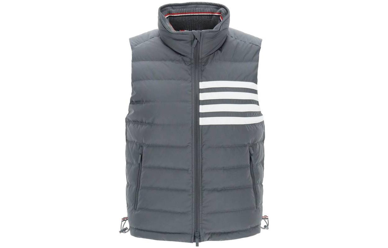 Order (Women) Thom Browne  Classic 4-Bar Padded Vest Gray FVD015X-07259-035
