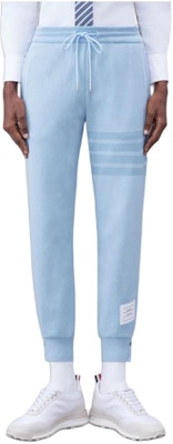 (W) 톰 브라운 클래식 포 바 타이 커프 스웻팬츠 라이트 블루. FJQ109A-J0051-480 Order (W) 톰 브라운 클래식 포 바 타이 커프 스웻팬츠 라이트 블루. FJQ109A-J0051-480